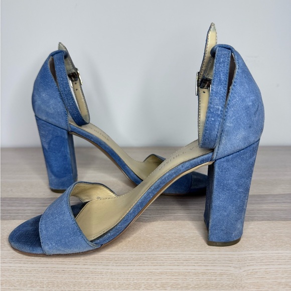 Ivanka Trump Women's Blue Heeled Sandals - Picture 5 of 5